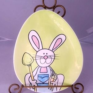 BUNNY Plate By Hausenware Designed By Tara Reed